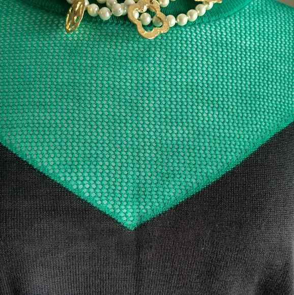 NWT I🖤Ronson Mesh Knit Top - Picture 7 of 13